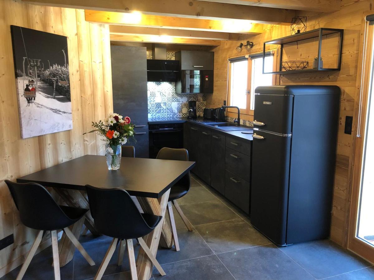 Chalet cosy et moderne vue montagnes Seytroux Extérieur photo
