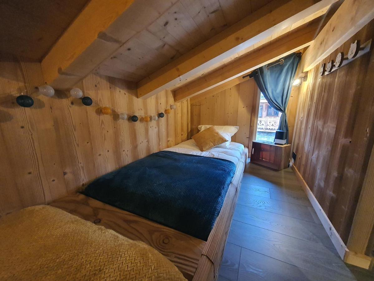 Chalet cosy et moderne vue montagnes Seytroux Extérieur photo