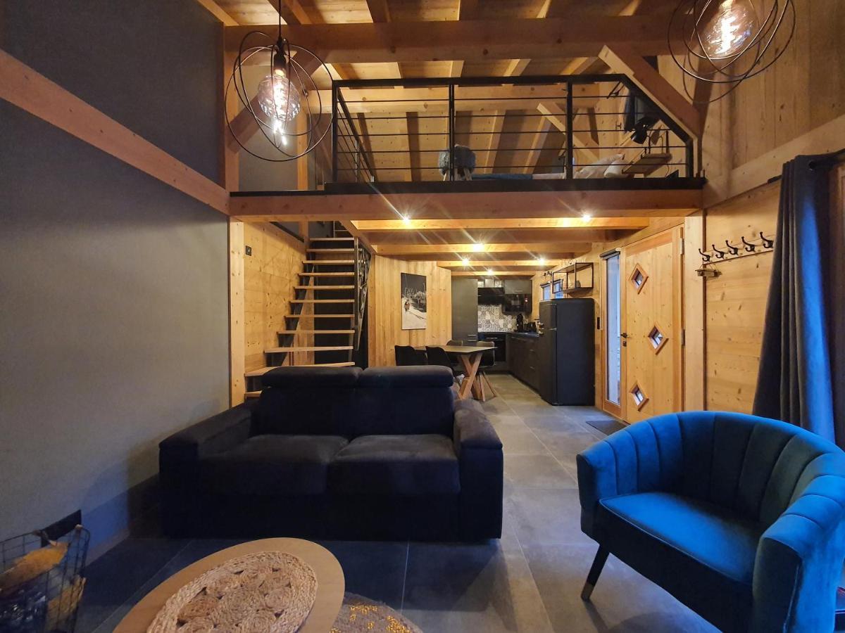 Chalet cosy et moderne vue montagnes Seytroux Extérieur photo
