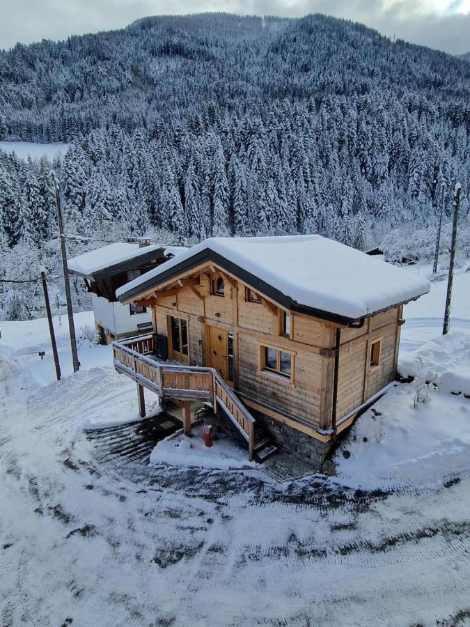 Chalet cosy et moderne vue montagnes Seytroux Extérieur photo