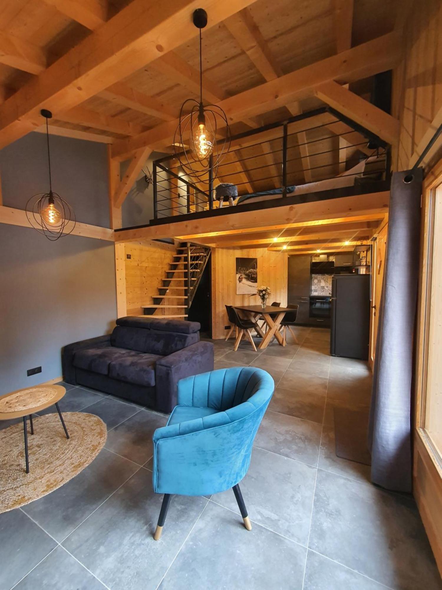 Chalet cosy et moderne vue montagnes Seytroux Extérieur photo